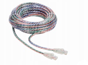 Kabel sieciowy CAT6 RJ45 KROSOWANY transparent 10m. THOMSON