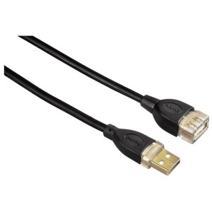 Kabel PRZEDŁUŻACZ USB 2.0 A/A M/F Gold 3S 1,8m. HAMA