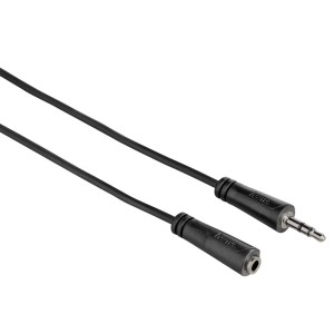 Kabel przedłużacz audio Mini JACK 3,5mm M/F 5m. HAMA