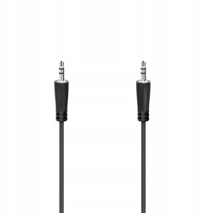 Kabel 1x Mini JACK 3,5mm M/M Stereo Ekran 3m. HAMA