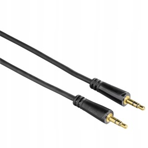 Kabel 1x Mini JACK 3,5mm M/M Gold 3S 0,75m. HAMA