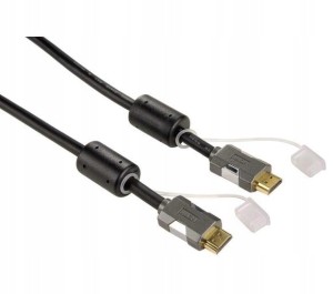 Kabel HDMI M/M HSEthernet Ferryt Gold 1,5m. HAMA