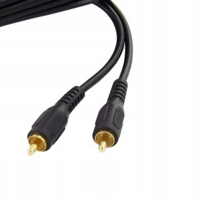 Kabel 1x Cinch RCA M/M SPDIF 75O Gold 0,75m. HAMA