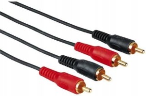 Kabel 2x Cinch - 2x Cinch RCA M/M Gold 5m. HAMA