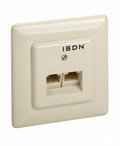 Podtynkowe gniazdo ISDN / ADSL 2x RJ45 8p8c THOMSON