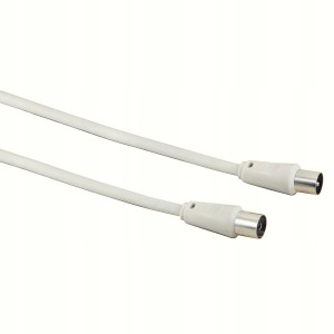 Kabel przewód antenowy RTV Coax RF 75dB 5m. HAMA