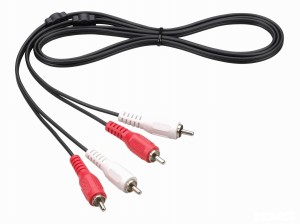 Kabel audio 2x Cinch RCA M/M 10m. THOMSON