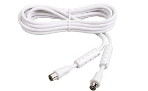 Kabel antenowy RTV RF M/F Filtr ferrytowy 2x Ekran 80dB 1,5m. THOMSON