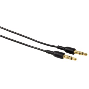 Kabel Mini JACK 3,5mm M/M Extra Slim & Small Gold 0,5m. HAMA