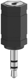 Adapter audio 1x Micro JACK 2,5mm F - 1x Mini JACK 3,5mm M HAMA