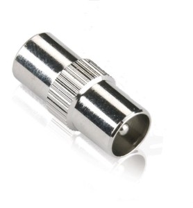 Adapter Coax RF 9,52/9,52mm wtyczka/wtyczka 1 szt.