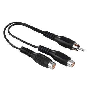 Adapter audio 1x Cinch RCA M - 2x Cinch RCA F subwoofer HAMA