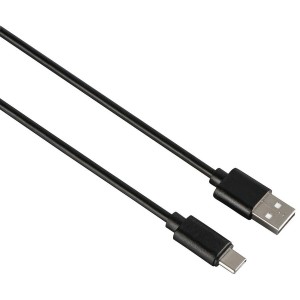 Kabel USB 2.0 USB-A wtyk / USB-C wtyk 0,9m. HAMA