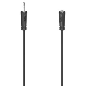 Kabel przedłużacz audio Mini JACK 3,5mm M/F Stereo 3m. HAMA