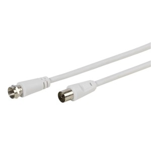 Kabel antenowy RTV/SAT Coax 1x F M. - 1x RF F. 2xEkran 10m. VIVANCO