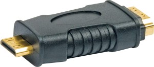 Adapter HDMI A żeński - Mini HDMI C męski UHD 4K SCHWAIGER