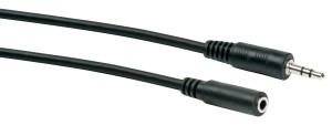 Kabel przedłużacz audio 1x Mini JACK 3,5mm M/F 5m. SCHWAIGER