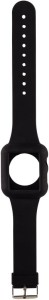 Silikonowy pasek ramka ochronna do zegarka Apple Watch 38mm Czarny HAMA